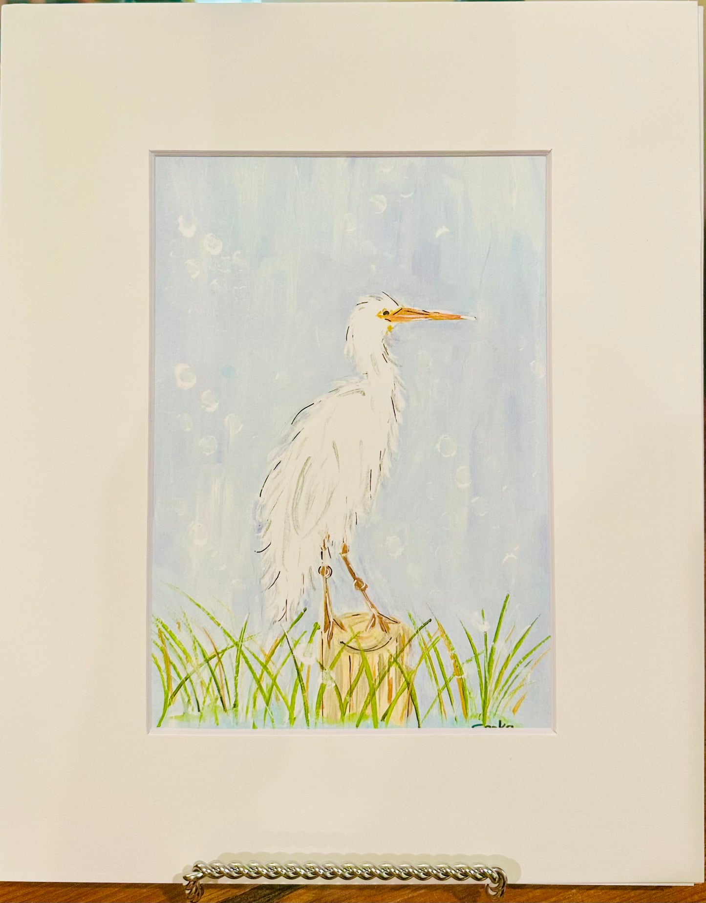 Egret 5x7 Print