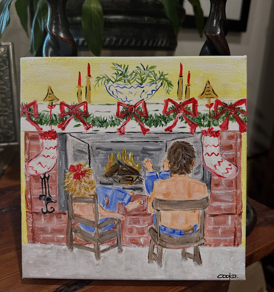 Back or profile portrait 10"x10"