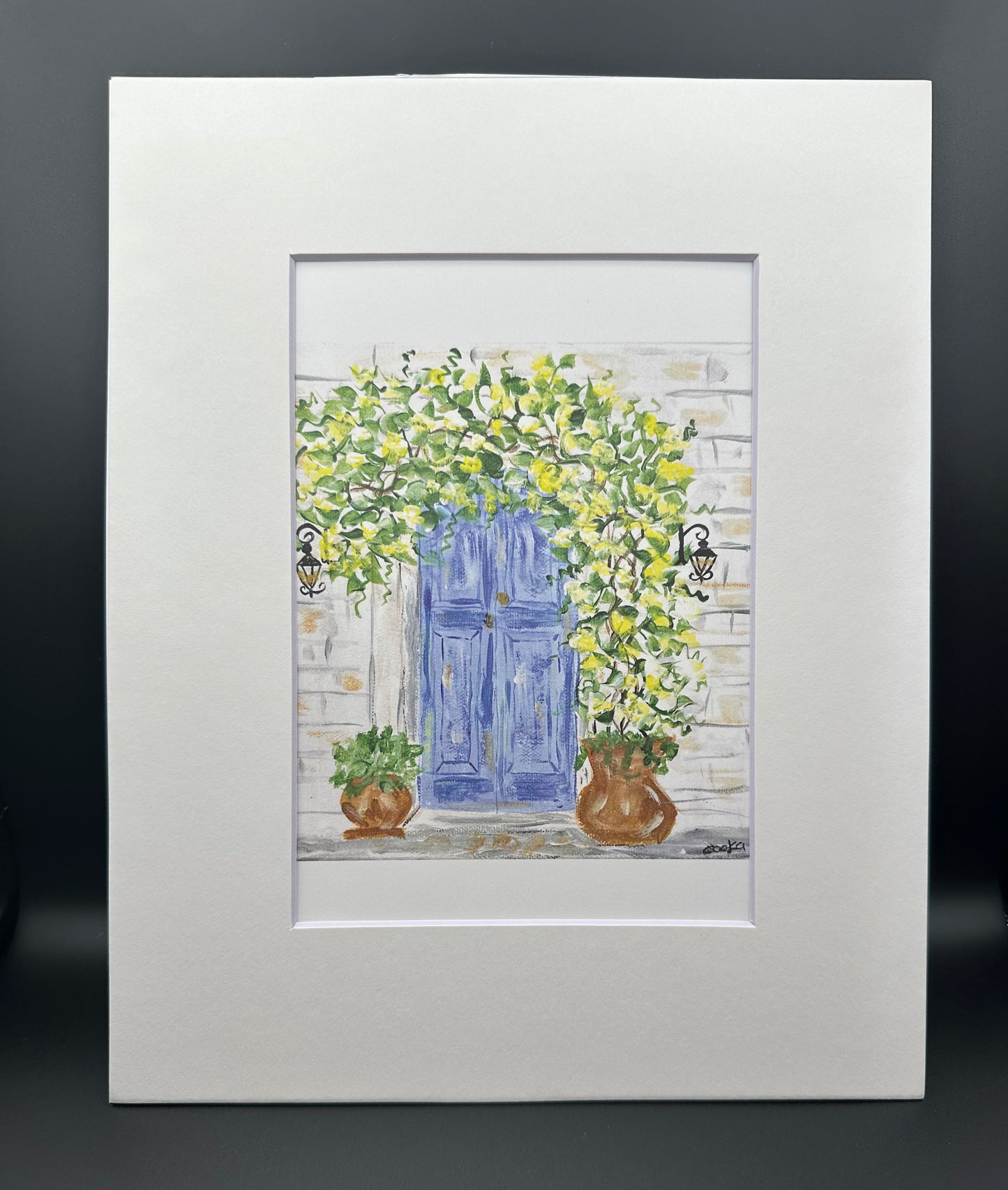 Blue Door Print