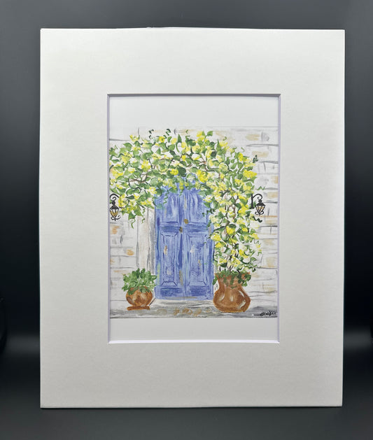 Blue Door Print
