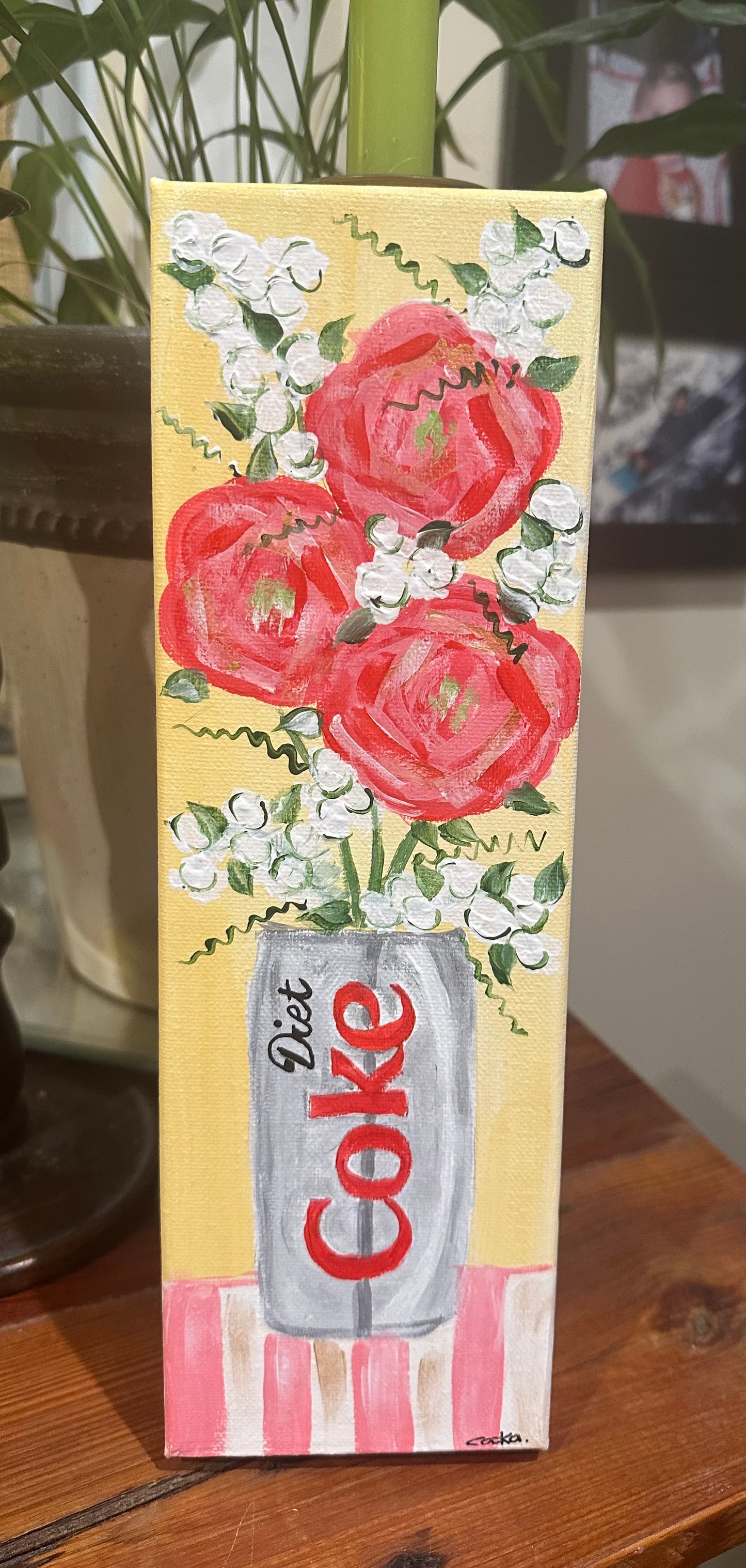 Diet Coke with 3 roses original