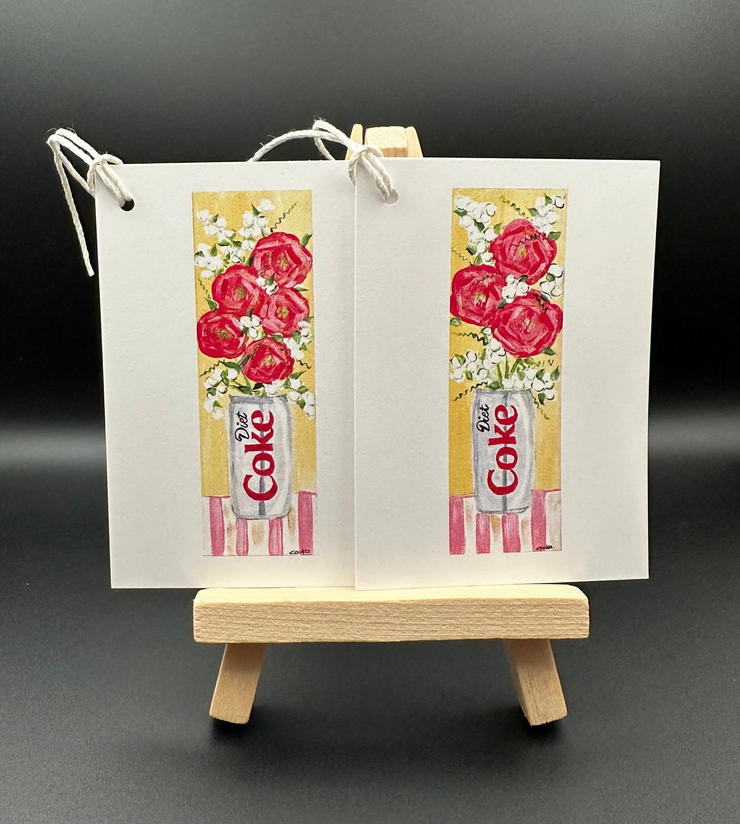 Diet Coke Gift tags