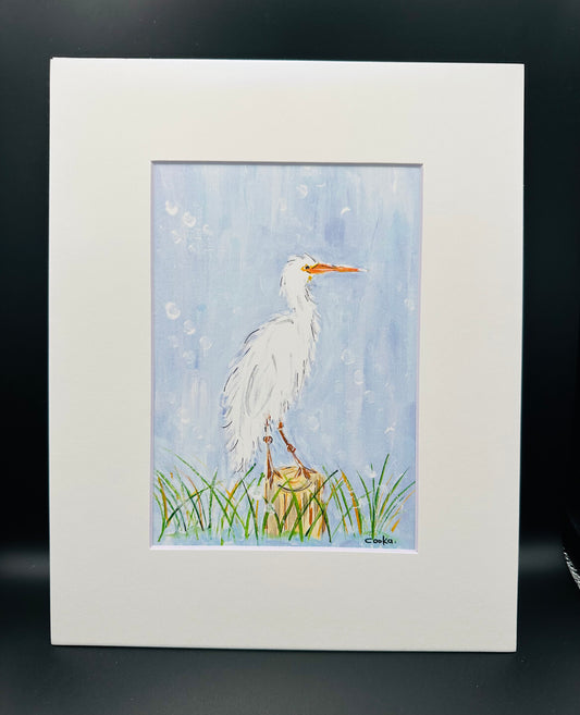 Egret Print