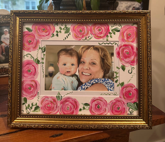 Enhanced Photograph, gold frame