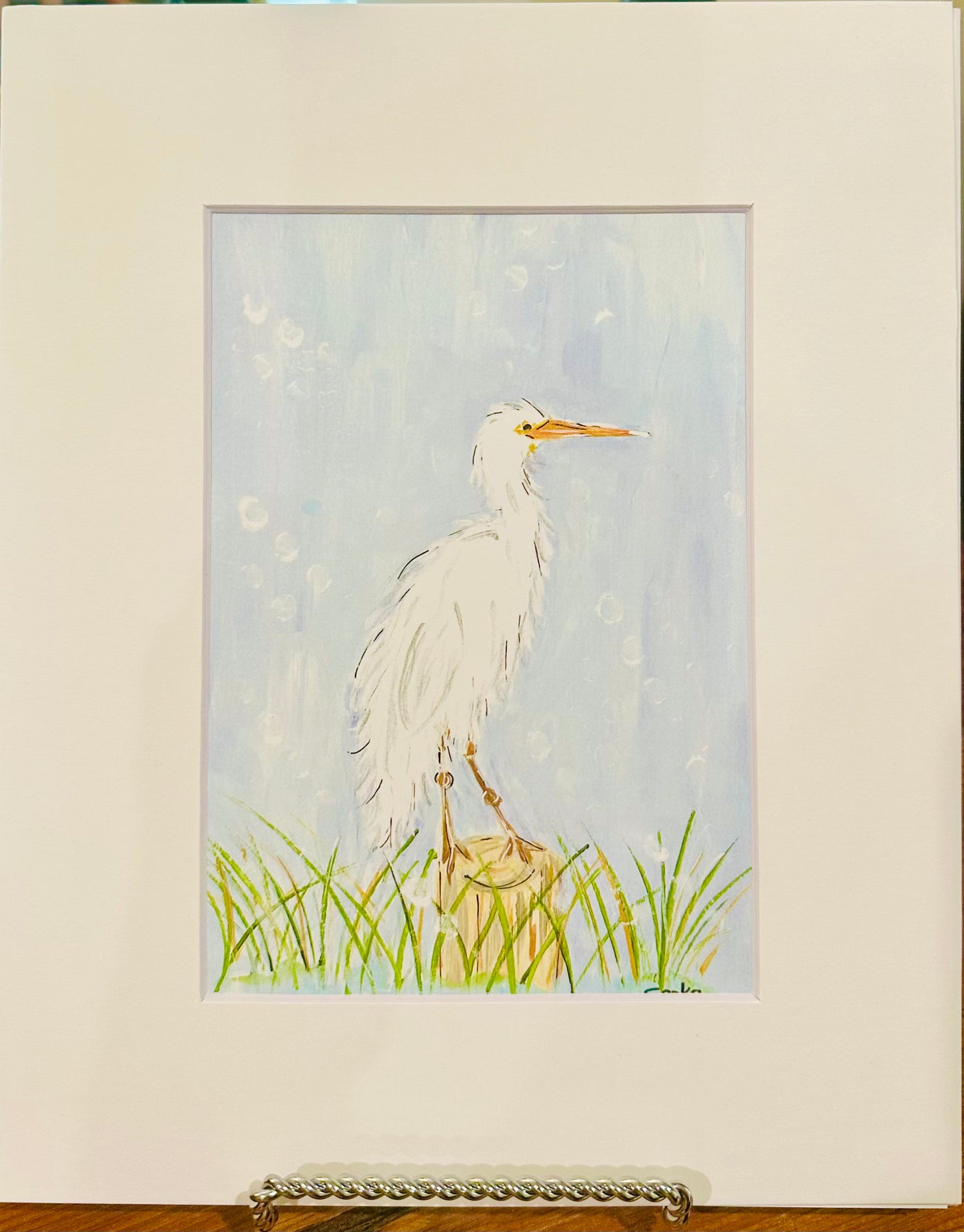 Egret 5x7 Print