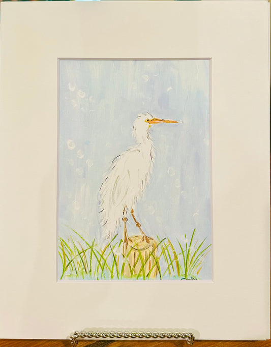 Egret 5x7 Print