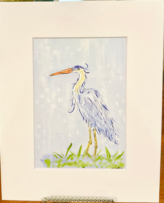 Blue Heron 5x7 Print