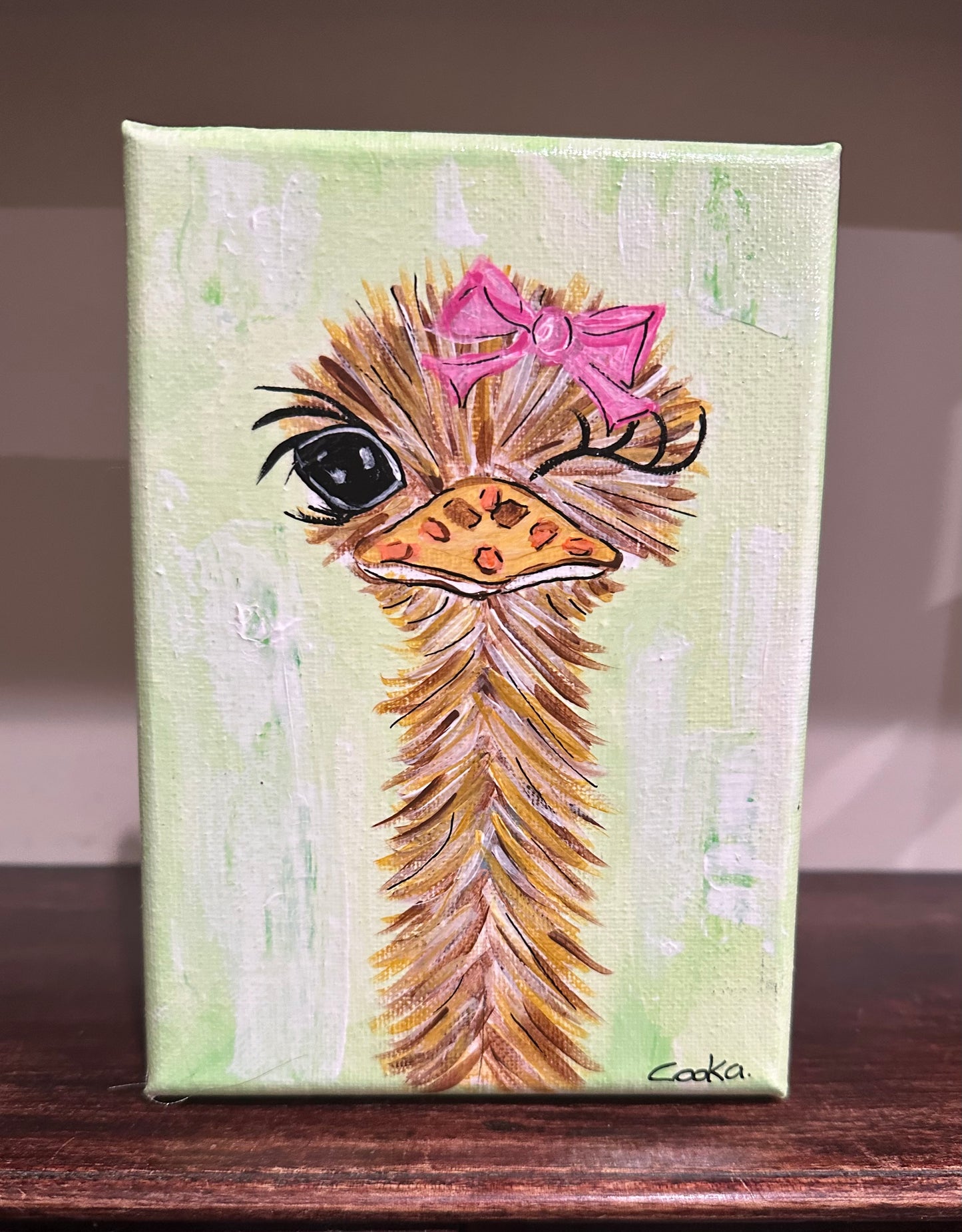Small Girl Ostrich