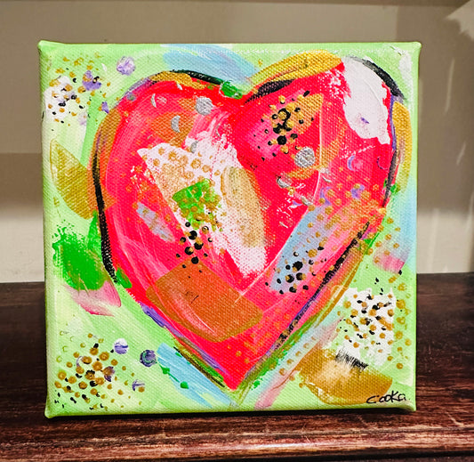 Heart 7 canvas