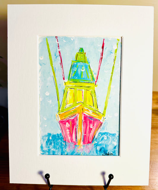 Boat Single 5x7 Print