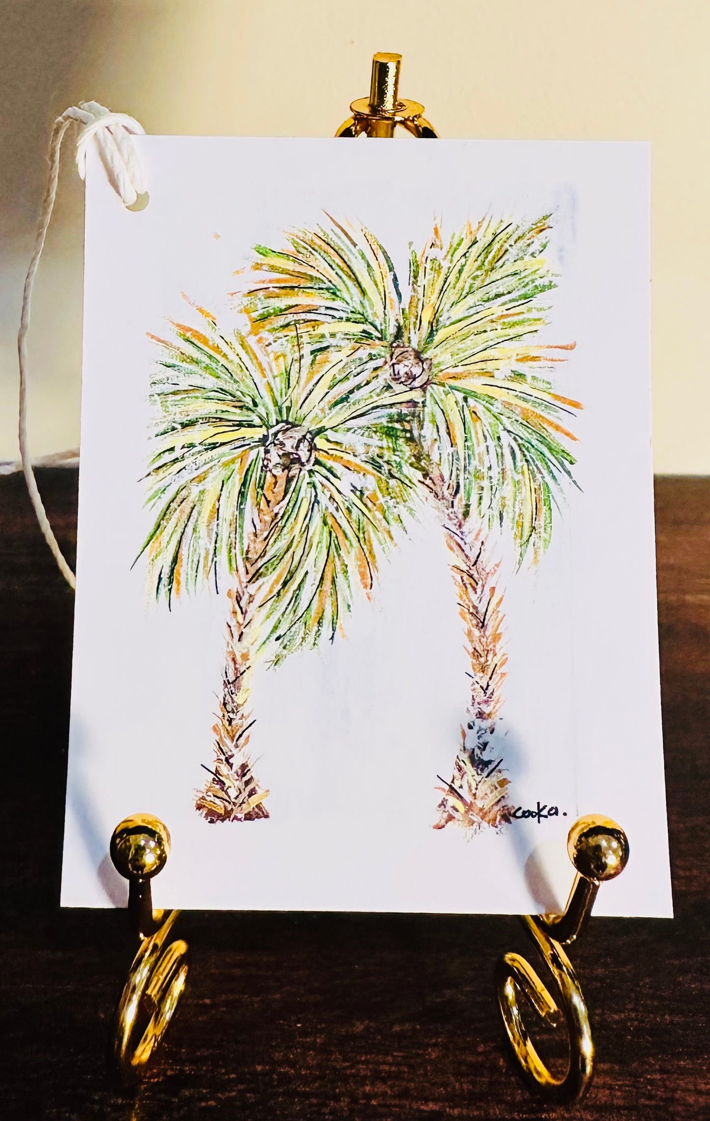 Palm Tree Gift Tags