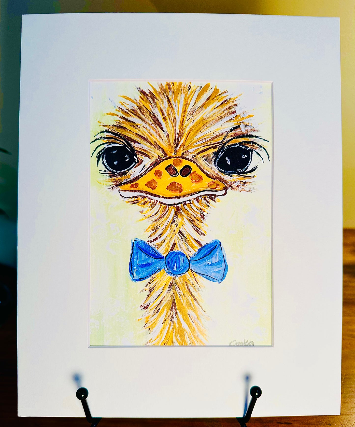 Ostrich Boy 5x7 Print