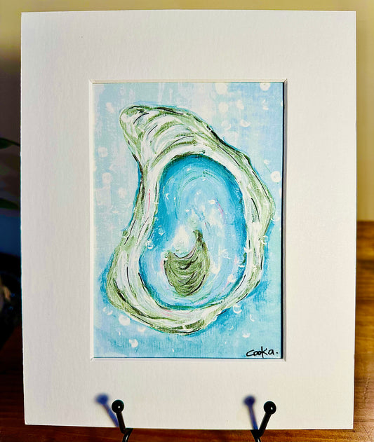 Oyster Turquoise 5x7 Print