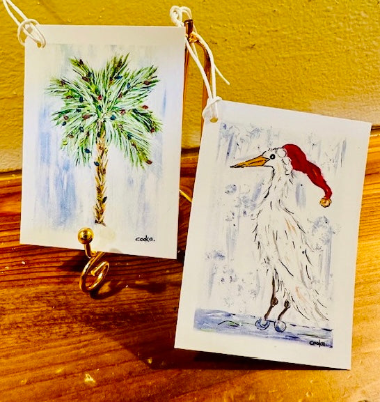 Coastal Christmas Tags