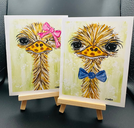 Ostrich Notecards