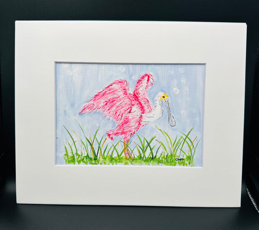 Roseata Spoonbill Print