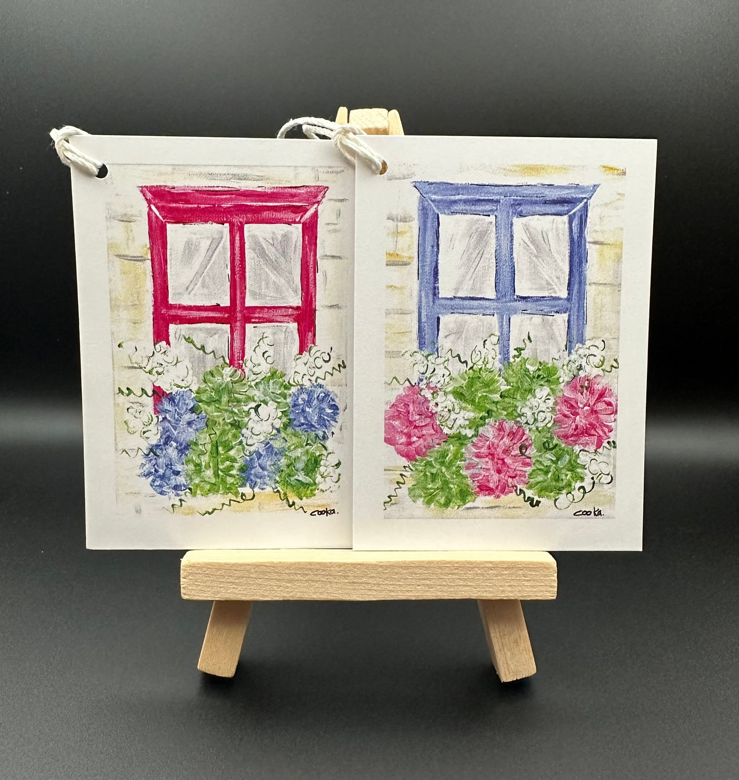 Windowsill Gift tags